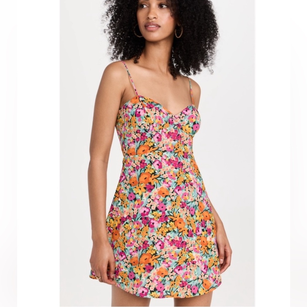 NWOT For Love & Lemons Deena Floral Mini Dress